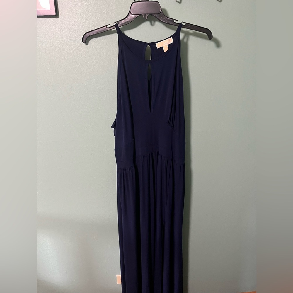 Michael Kors long Sleevless Blue dress
